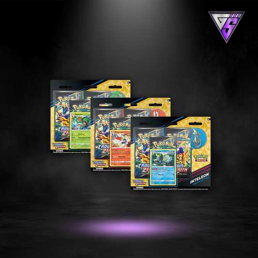 Pokémon: Crown Zenith - Pin Collection - Rillaboom/Cinderace/Inteleon (Set of 3)